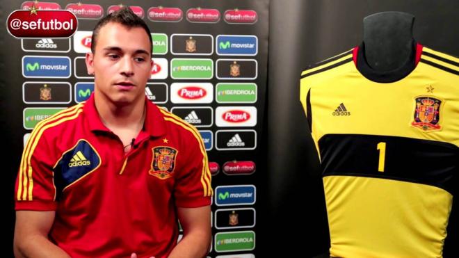 Alfonso Herrero, en 2013, antes del Europeo con la selección sub 19. (Foto: RFEF)