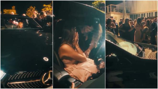 Daniela Sánchez y su Mercedes, regalo del 18º cumpleaños (Fotos: @danielasannchezz)