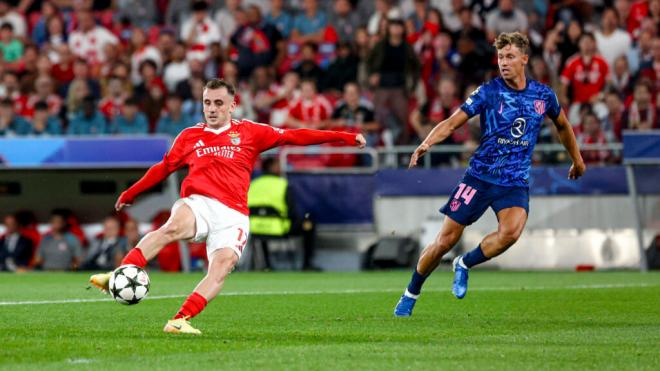 Marcos Llorente en el partido ante el Benfica (Fuente: Cordon Press)