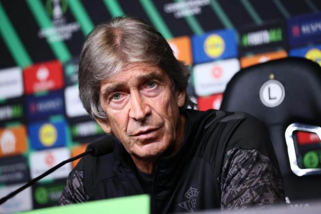 Manuel Pellegrini, en la previa del partido ante el Legia (Foto: EFE).