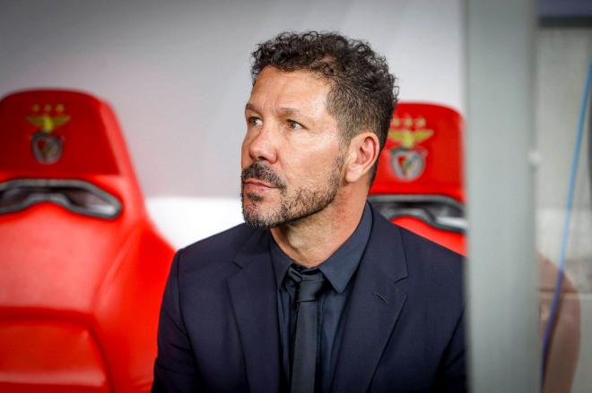 Simeone, en el Benfica-Atlético (FOTO: Cordón Press).