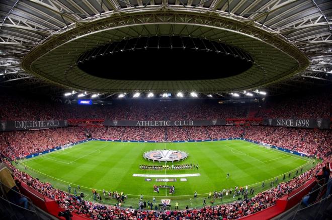 San Mamés, lleno para el reciente Athletic - AZ Alkmaar de la UEFA Europa League (Foto: Athletic Club).