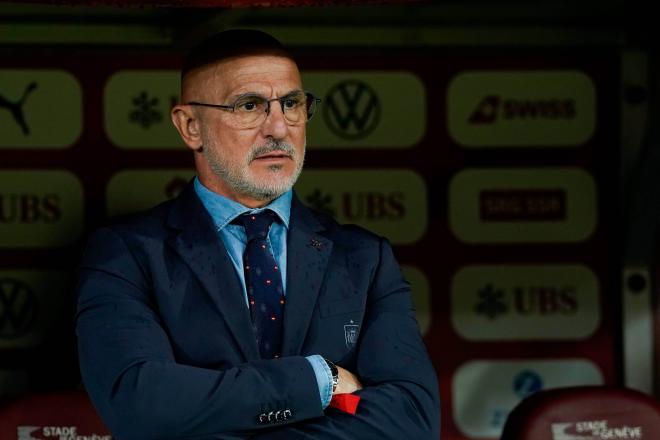 Luis de la Fuente, antes del Serbia-España de la Nations League (Foto: Cordon Press).