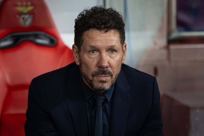 Simeone en el partido ante el Benfica (Cordon Press)