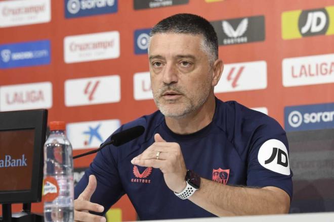 Francisco Javier García Pimienta, entrenador del Sevilla FC (foto: Kiko Hurtado).