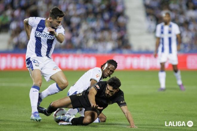 André Almeida en el Leganés - Valencia CF (Foto: LALIGA)