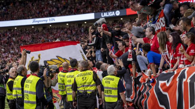 El fondo sur del Cívitas Metropolitano durante el derbi (Fuente: Cordon Press)