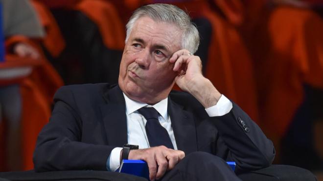 Carlo Ancelotti, en el partido del Real Madrid ante el Lille (Foto: Cordon Press)