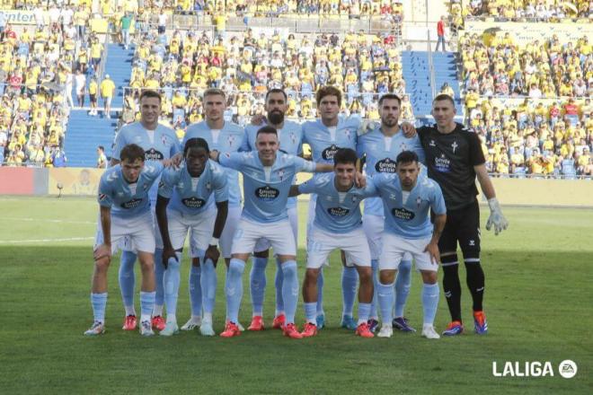 Once titular del Celta ante Las Palmas (Foto: LaLiga).