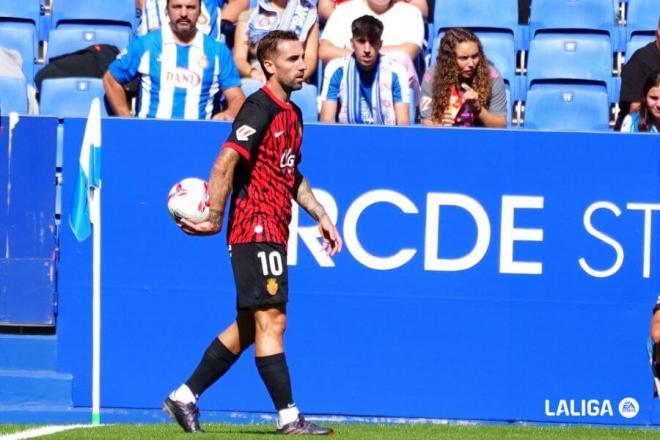 Sergi Darder, en el Espanyol-Mallorca (FOTO: LALIGA).