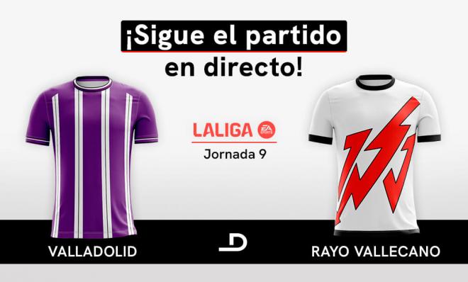 Sigue en directo el Real Valladolid-Rayo Vallecano.