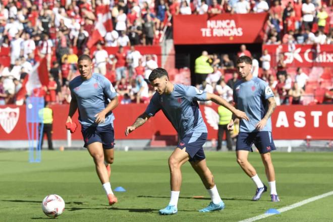 Isaac Romero, en la sesión del sábado (Foto: Kiko Hurtado).