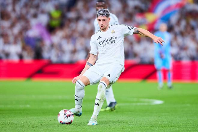 Fede Valverde durante el Real Madrid-Villarreal (Foto: Cordon Press)