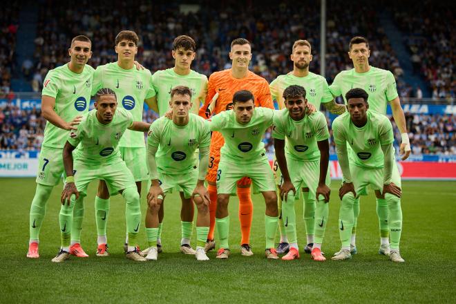 El once inicial del Barcelona ante el Alavés (Foto: LaLiga).