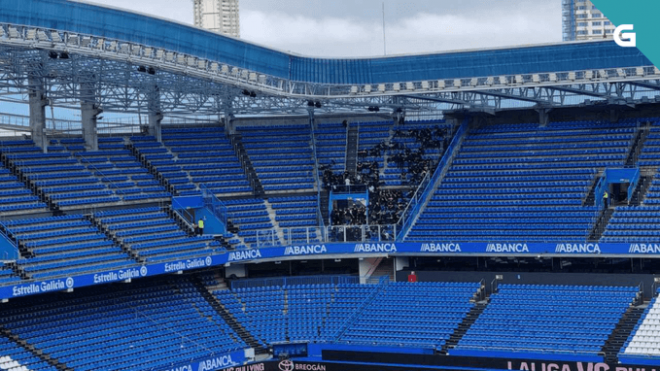 Frente Bokerón, dentro de Riazor desde las 12.00 para evitar altercados afuera.