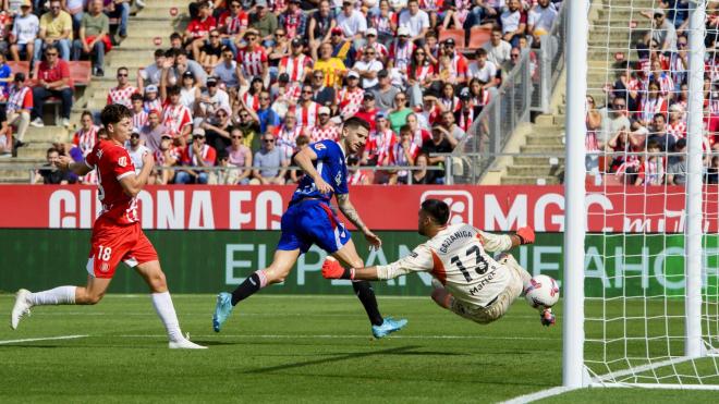 Gol de Oihan Sancet ante el Girona en Montilivi (Foto: Athletic Club).