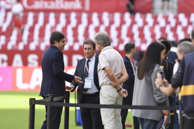 Ángel Haro, Catalán y Pellegrini (Foto: Kiko Hurtado)