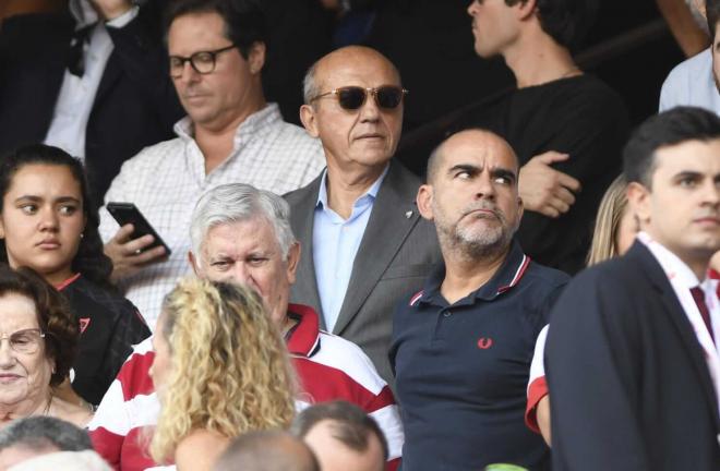 José María Del Nido, en el derbi ante el Betis (Foto: Kiko Hurtado).