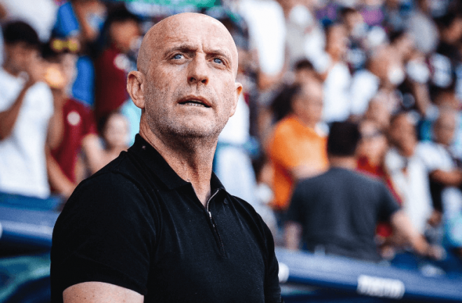 Julián Calero, durante un partido del Levante.