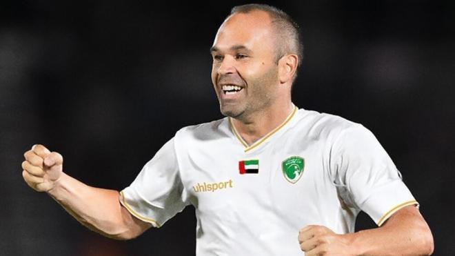 Andrés Iniesta con el Emirates FC de Arabia Saudí (Foto: Europa Press)