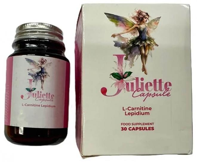 Imagen del producto Juliette capsule L-Carnitine Lepidum cápsulas (Foto: Aemps)