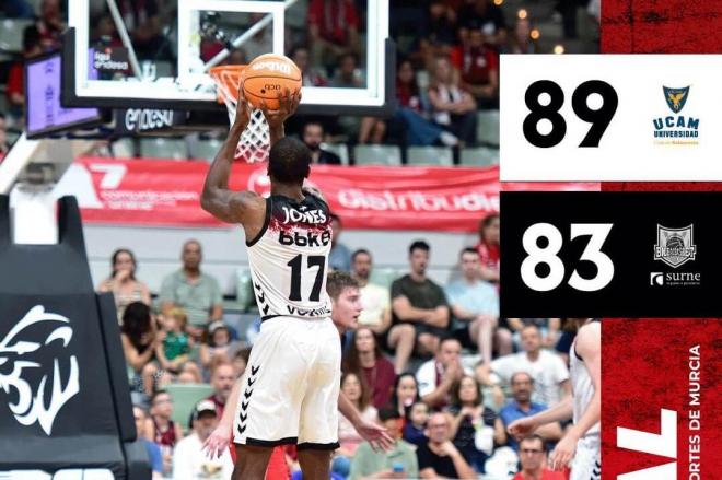 El Surne Bilbao Basket ha perdido en Murcia en Liga ACB.