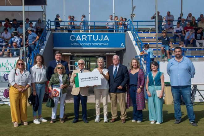 Homenaje a Juan Antonio Arenas en las Instalaciones de La Cartuja.