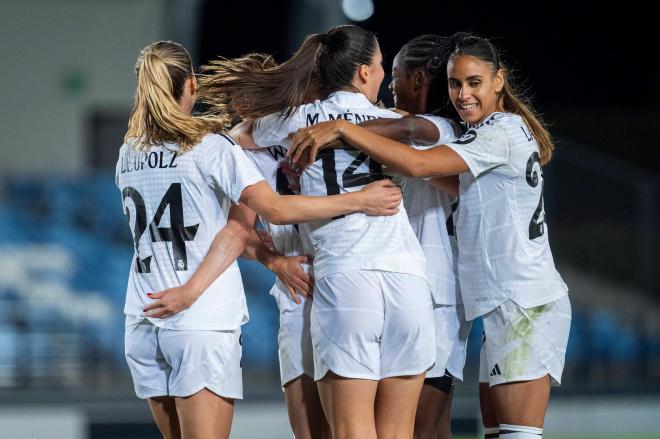 Melanie Leupolz celebrando un gol con el Real Madrid Femenino (Cordon Press)