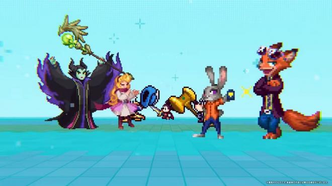 La amalgama de personajes de Disney Pixel RPG sale de los diferentes universos de la franquicia.