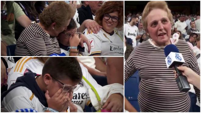 La abuela que cumplió el sueño de su nieto en el Bernabéu (Real Madrid TV)