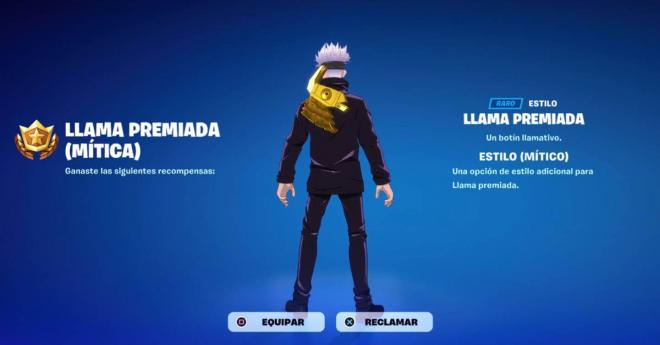 La Llama Premiada Mítica de las medallas de superviviente en Fortnite