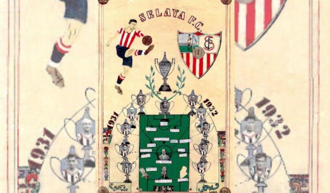 Cartel del Selaya F.C de la campaña 1931/1932