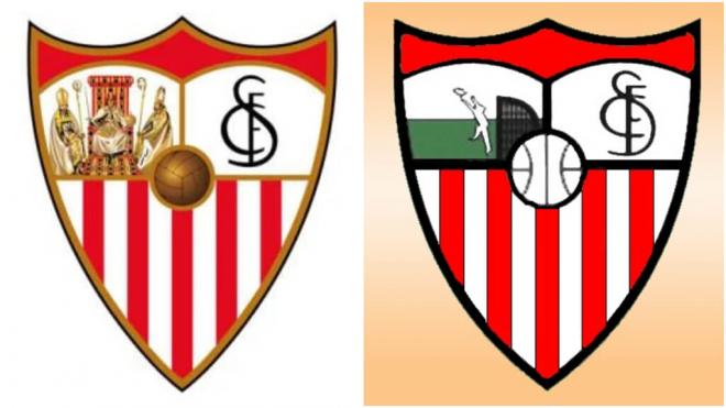 Escudo del Sevilla FC y del Selaya FC