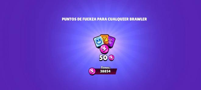 El excedente de Puntos de Fuerza en Brawl Stars