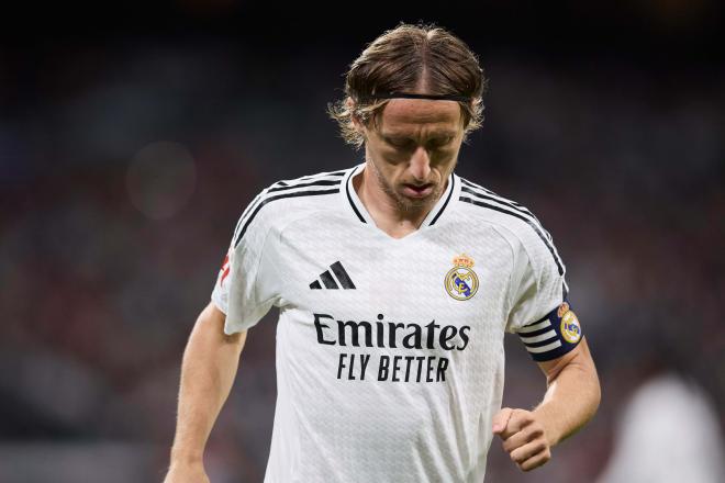 Luka Modric, en un partido del Real Madrid (Foto: RM).