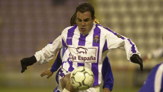 Cuauhtémoc Blanco con el Real Valladolid