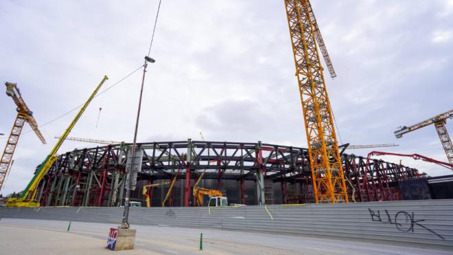 Obras del Camp Nou. (Fuente: Cordon Press)