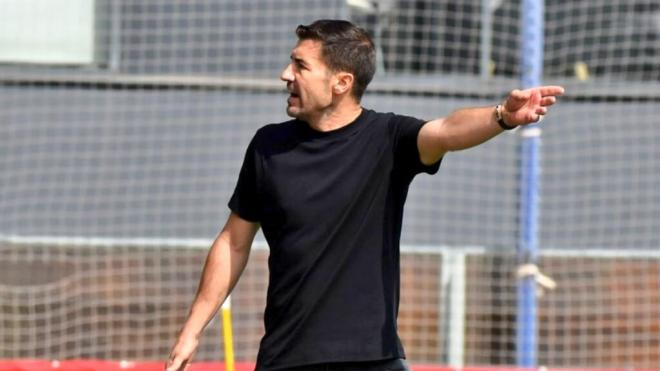 Gabi Fernández, entrenador del Getafe B (Fuente: @LaBaseGTF)