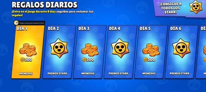 Una nueva tanda de regalos diarios en Brawl Stars