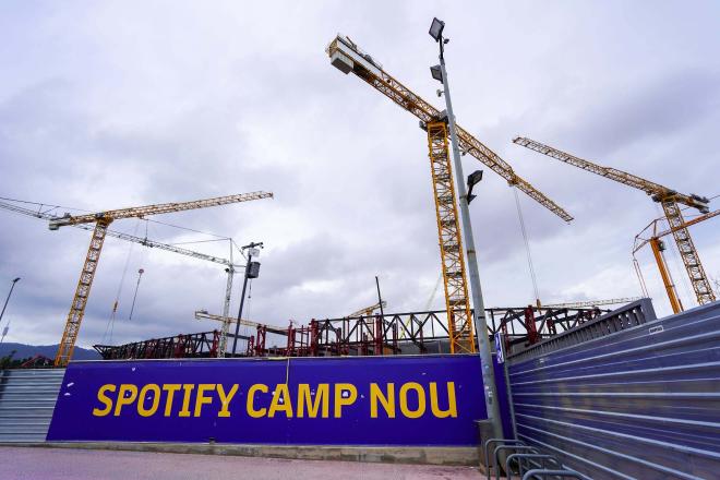 Las obras en el Spotify Camp Nou (Foto: Cordon Press).