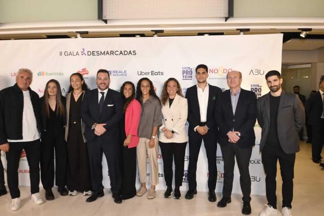 La representación del Real Betis en la II Gala Desmarcadas (Foto: Kiko Hurtado)