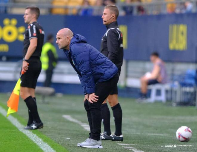 Paco López, en el partido ante el Málaga (Foto: LALIGA).