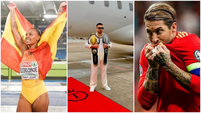 Ana Peleteiro, Ilia Topuria o Sergio Ramos: los deportistas españoles felicitan el Día de la Hispanidad