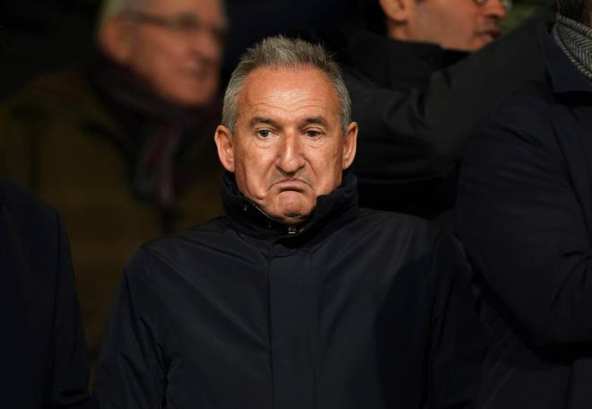 Txiki Begiristain, durante un partido del Manchester City (Foto: Cordon Press).