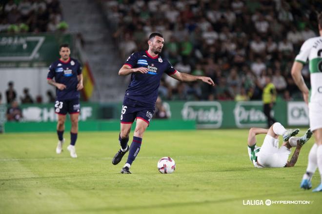 Lance del Elche - Dépor en el Martínez Valero (Foto: LaLiga).