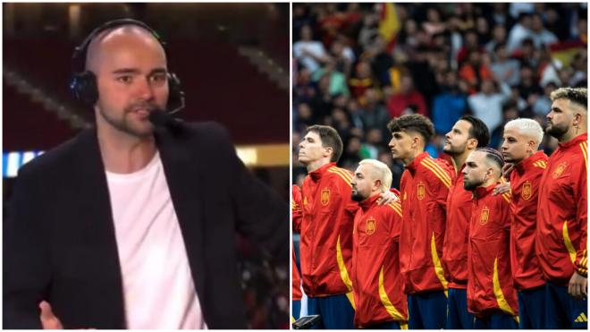 El Xokas y la Selección Española, en El Partidazo de Youtubers (Fotos: redes sociales y Europa Pre