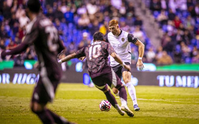 Caufriez en el Selección de México - Valencia CF