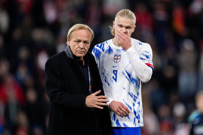 Erling Haaland, en un partido con Noruega (Foto: Cordon Press).