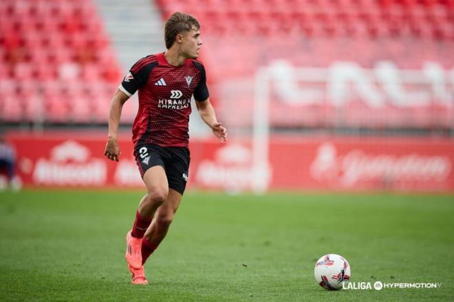 Hugo Rincón, cedido por el Athletic en el Mirandés (Foto: LALIGA).