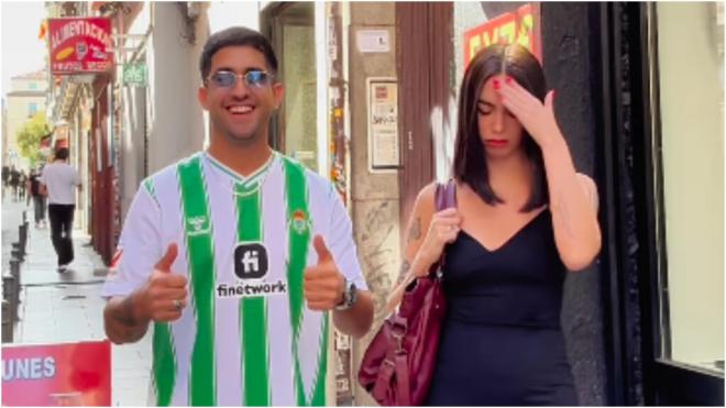 El Betis, presente en el último vídeo de María Valero (Fuente: @mariavalero)